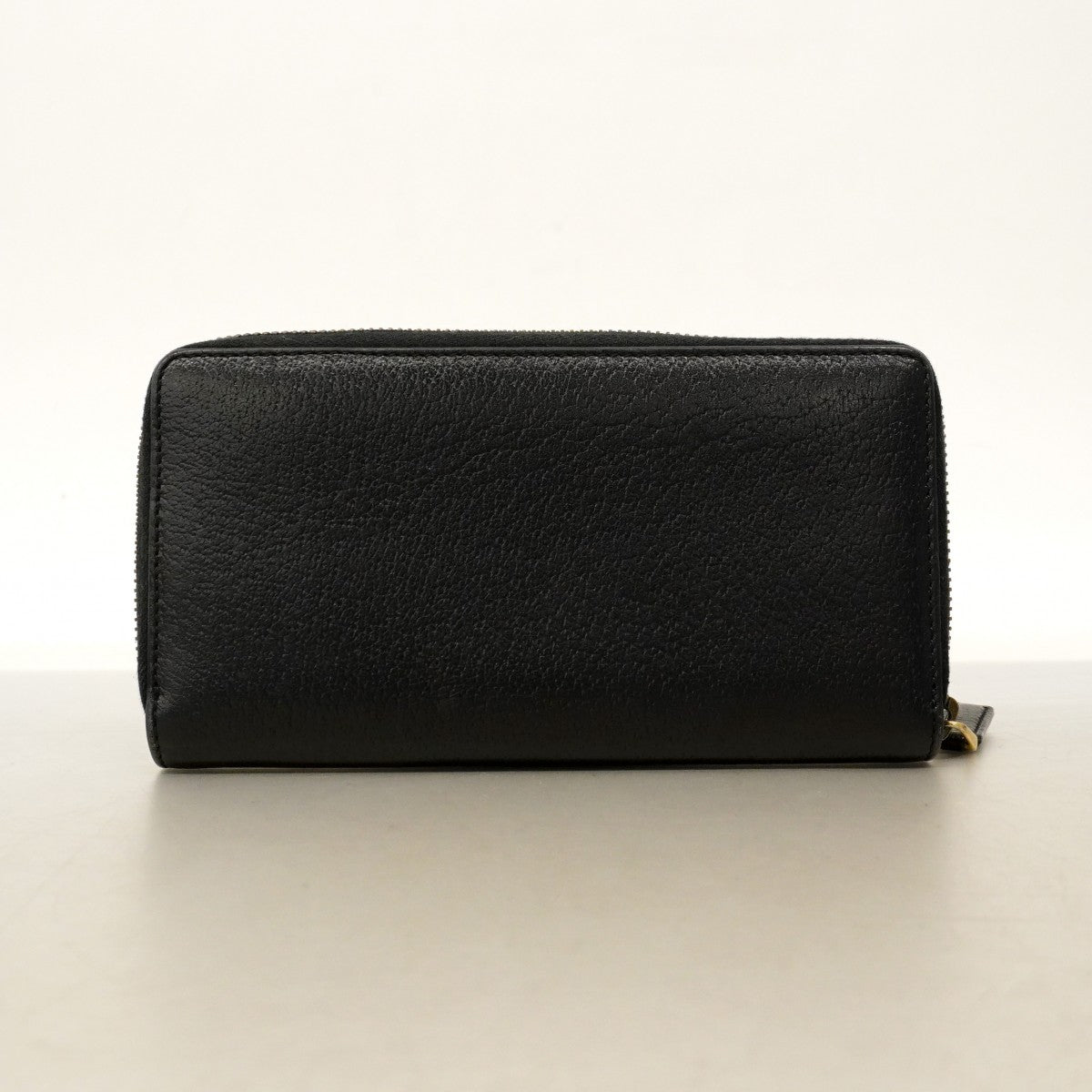 【6cc4043-k】グッチ 長財布 GGマーモント 428736 レザー ブラック ゴールド金具【中古】メンズ レディース ユニセックス