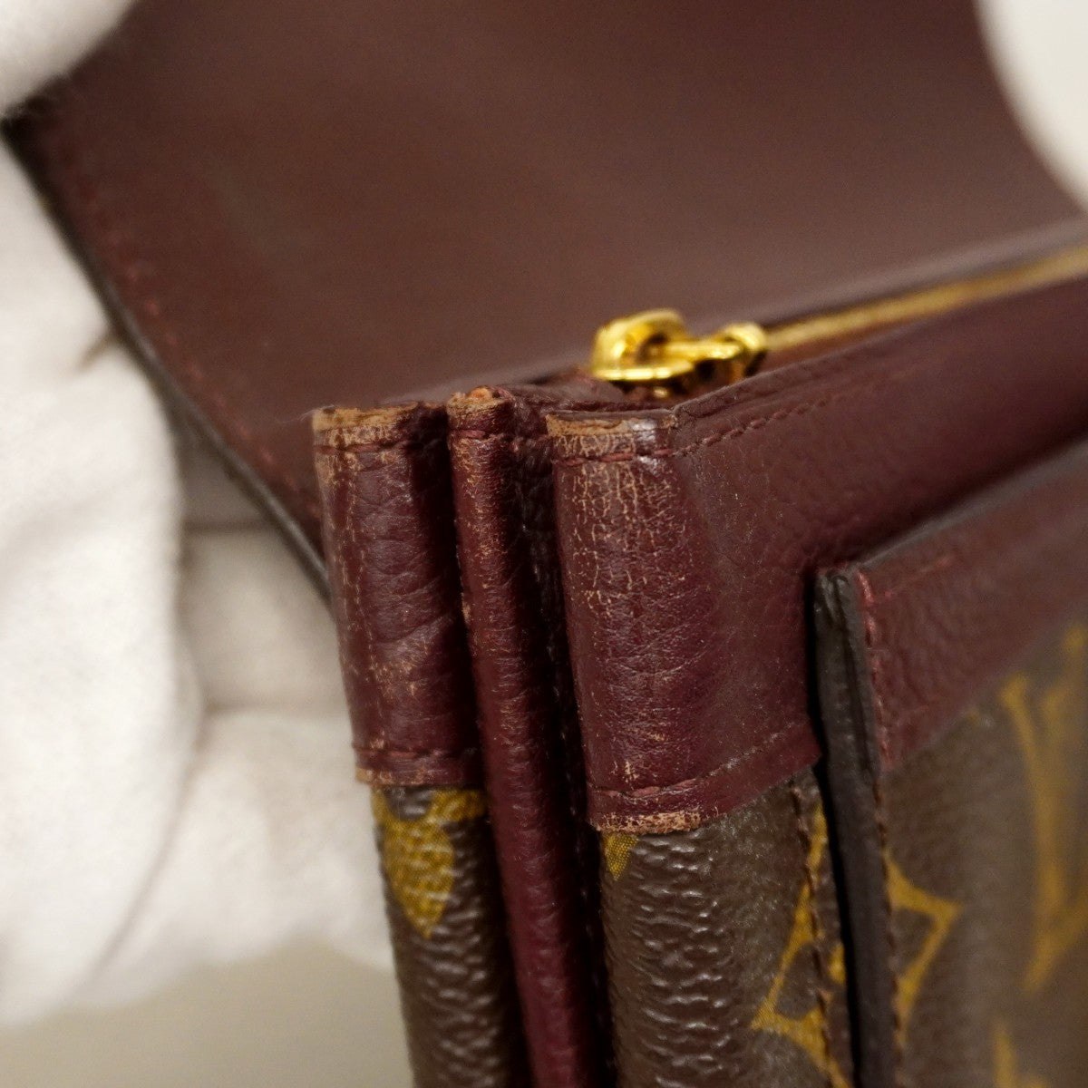 【6cc4044-k】ルイヴィトン 長財布 モノグラム ポルトフォイユエリゼ M60414 ケッチュ【中古】レディース