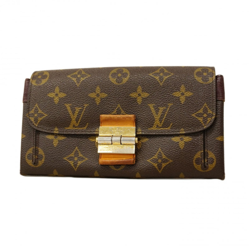 【6cc4044-k】ルイヴィトン 長財布 モノグラム ポルトフォイユエリゼ M60414 ケッチュ【中古】レディース