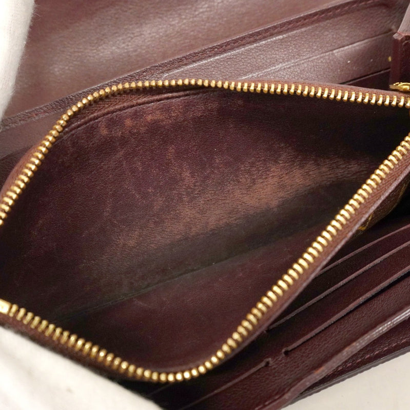 【6cc4044-k】ルイヴィトン 長財布 モノグラム ポルトフォイユエリゼ M60414 ケッチュ【中古】レディース