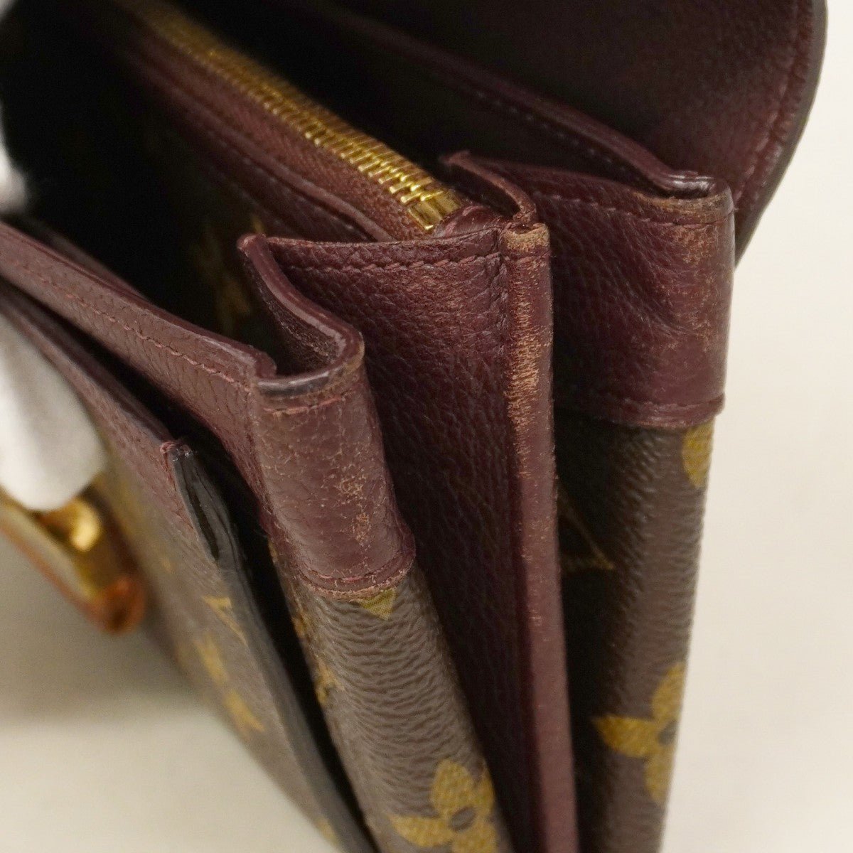 【6cc4044-k】ルイヴィトン 長財布 モノグラム ポルトフォイユエリゼ M60414 ケッチュ【中古】レディース