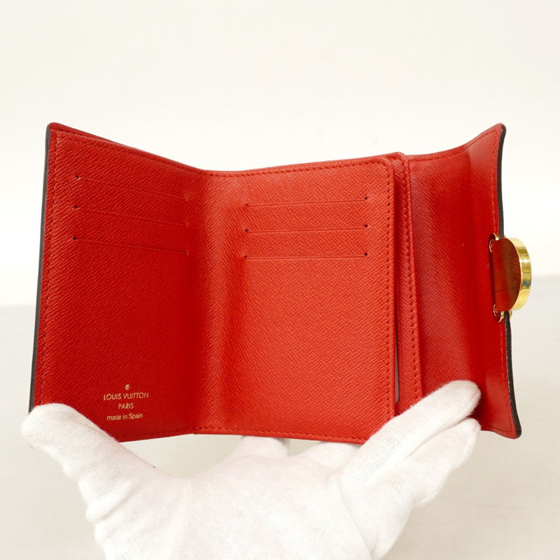 【6cc4045-k】ルイヴィトン 財布 ダミエ ポルトフォイユコアラ N60005 エベヌ【中古】レディース