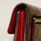 【6cc4045-k】ルイヴィトン 財布 ダミエ ポルトフォイユコアラ N60005 エベヌ【中古】レディース