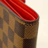 【6cc4045-k】ルイヴィトン 財布 ダミエ ポルトフォイユコアラ N60005 エベヌ【中古】レディース