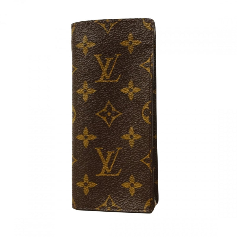 【6cc4046-k】ルイヴィトン メガネケース モノグラム エテュイリュネットサーンプル M62962 ブラウン【中古】メンズ レディース ユニセックス