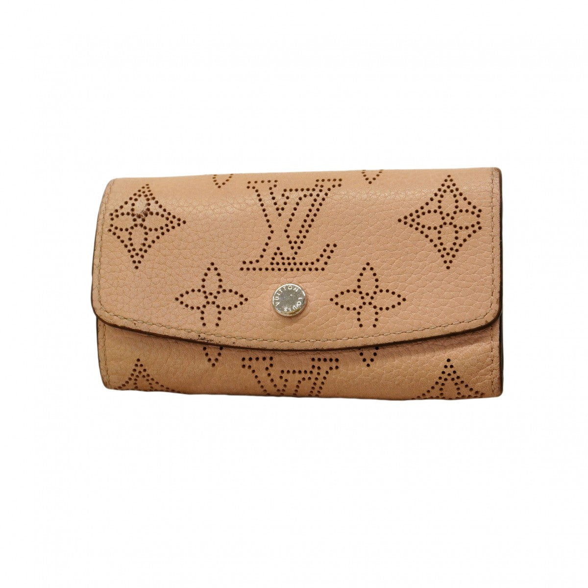 【6cc4047-k】ルイヴィトン キーケース マヒナ ミュルティクレ4 M64056 マグノリア【中古】レディース