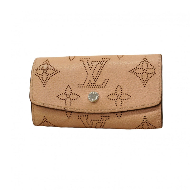 【6cc4047-k】ルイヴィトン キーケース マヒナ ミュルティクレ4 M64056 マグノリア【中古】レディース