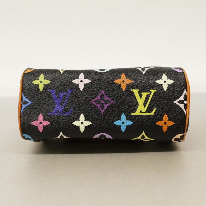 【6cc4048-k】ルイヴィトン ハンドバッグ モノグラム・マルチカラー ミニスピーディ M92644 ノワール【中古】レディース