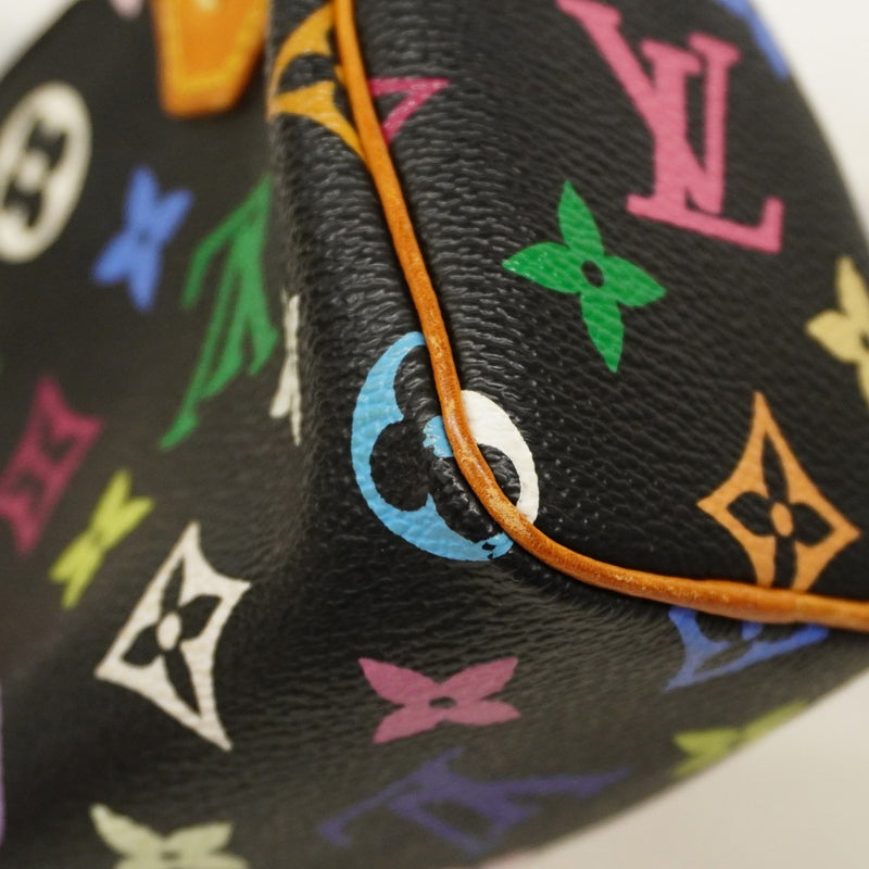 【6cc4048-k】ルイヴィトン ハンドバッグ モノグラム・マルチカラー ミニスピーディ M92644 ノワール【中古】レディース