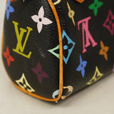 【6cc4048-k】ルイヴィトン ハンドバッグ モノグラム・マルチカラー ミニスピーディ M92644 ノワール【中古】レディース