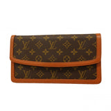 【6cc4050-k】ルイヴィトン クラッチバッグ モノグラム ポシェットダムPM M51812 ブラウン【中古】メンズ レディース ユニセックス