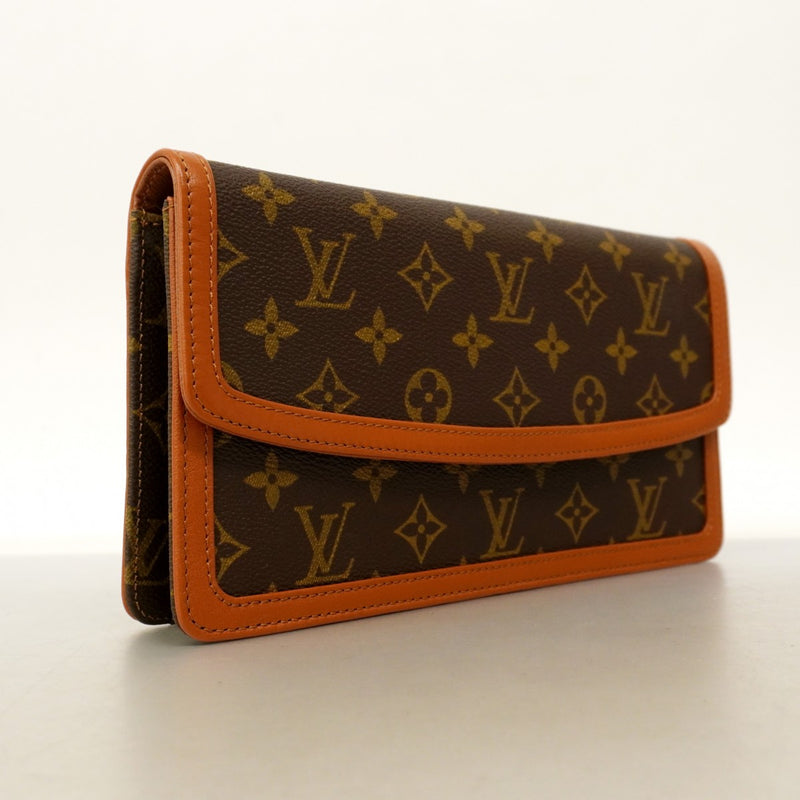 【6cc4050-k】ルイヴィトン クラッチバッグ モノグラム ポシェットダムPM M51812 ブラウン【中古】メンズ レディース ユニセックス
