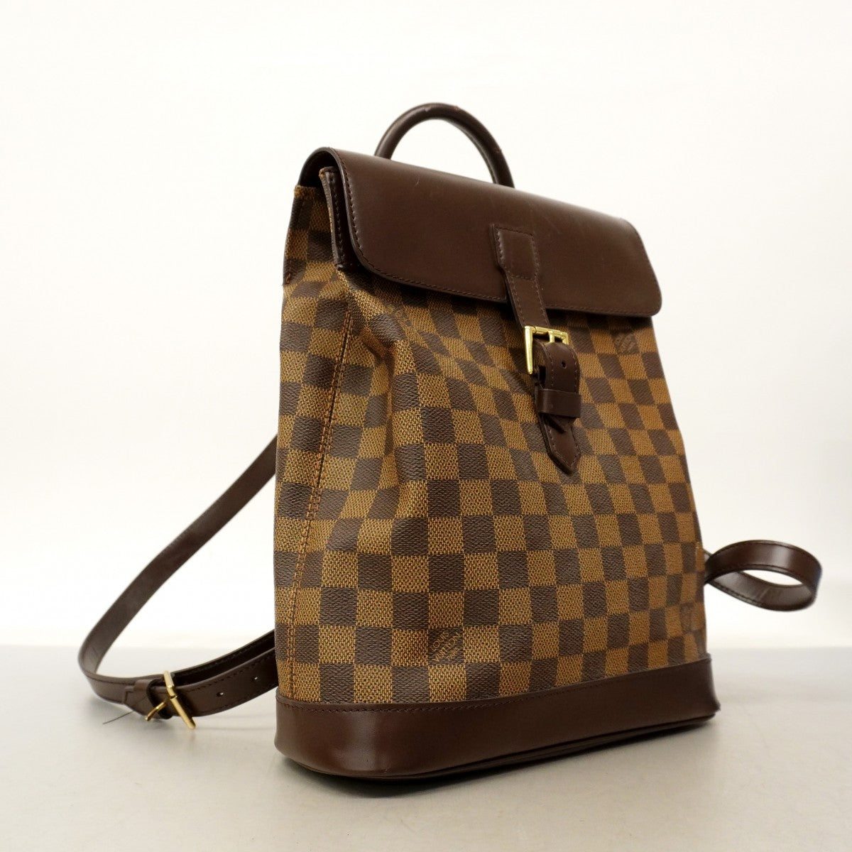 【6cc4051-k】ルイヴィトン リュック・デイパック ダミエ ソーホー N51132 エベヌ【中古】レディース