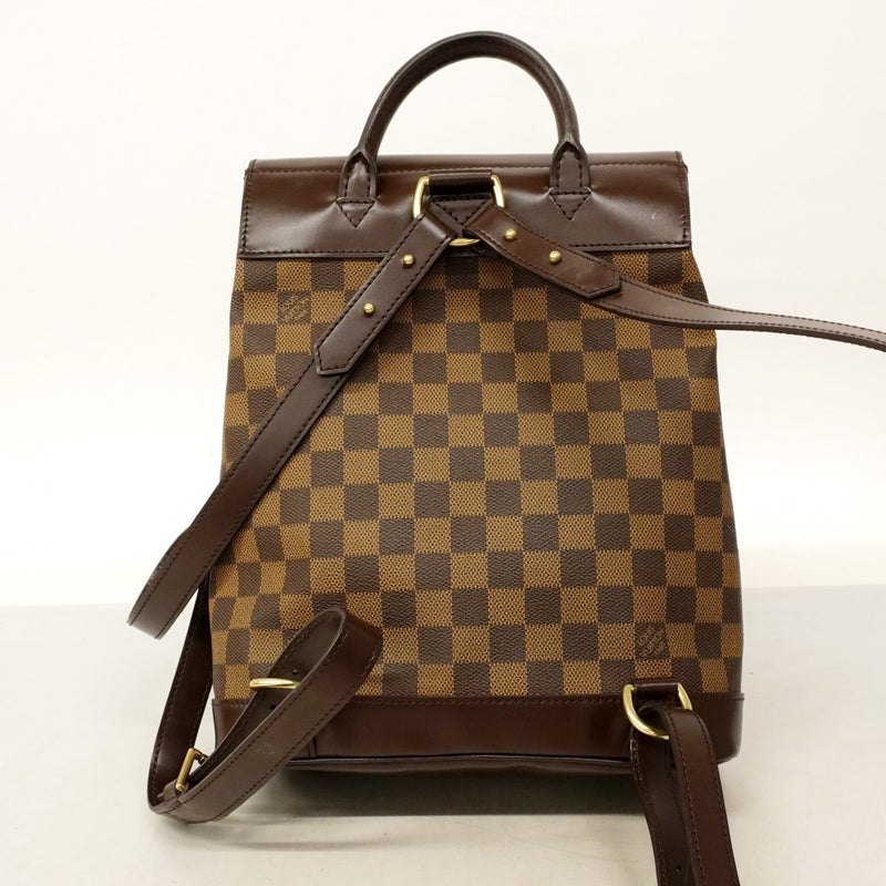 【6cc4051-k】ルイヴィトン リュック・デイパック ダミエ ソーホー N51132 エベヌ【中古】レディース