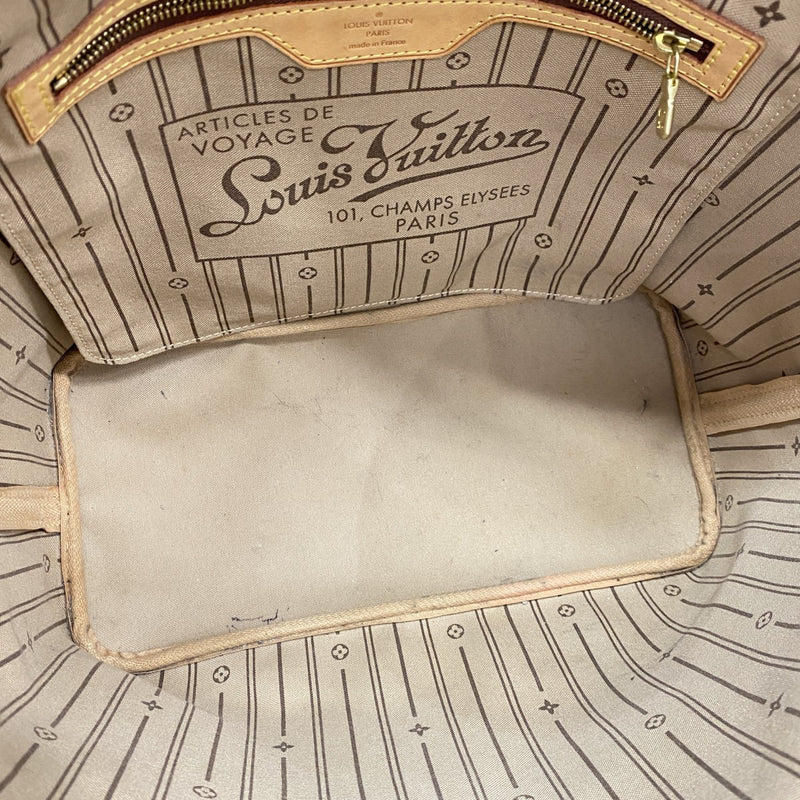 【6cc4071】ルイヴィトン トートバッグ モノグラム ネヴァーフルMM M40156 ブラウン【中古】レディース