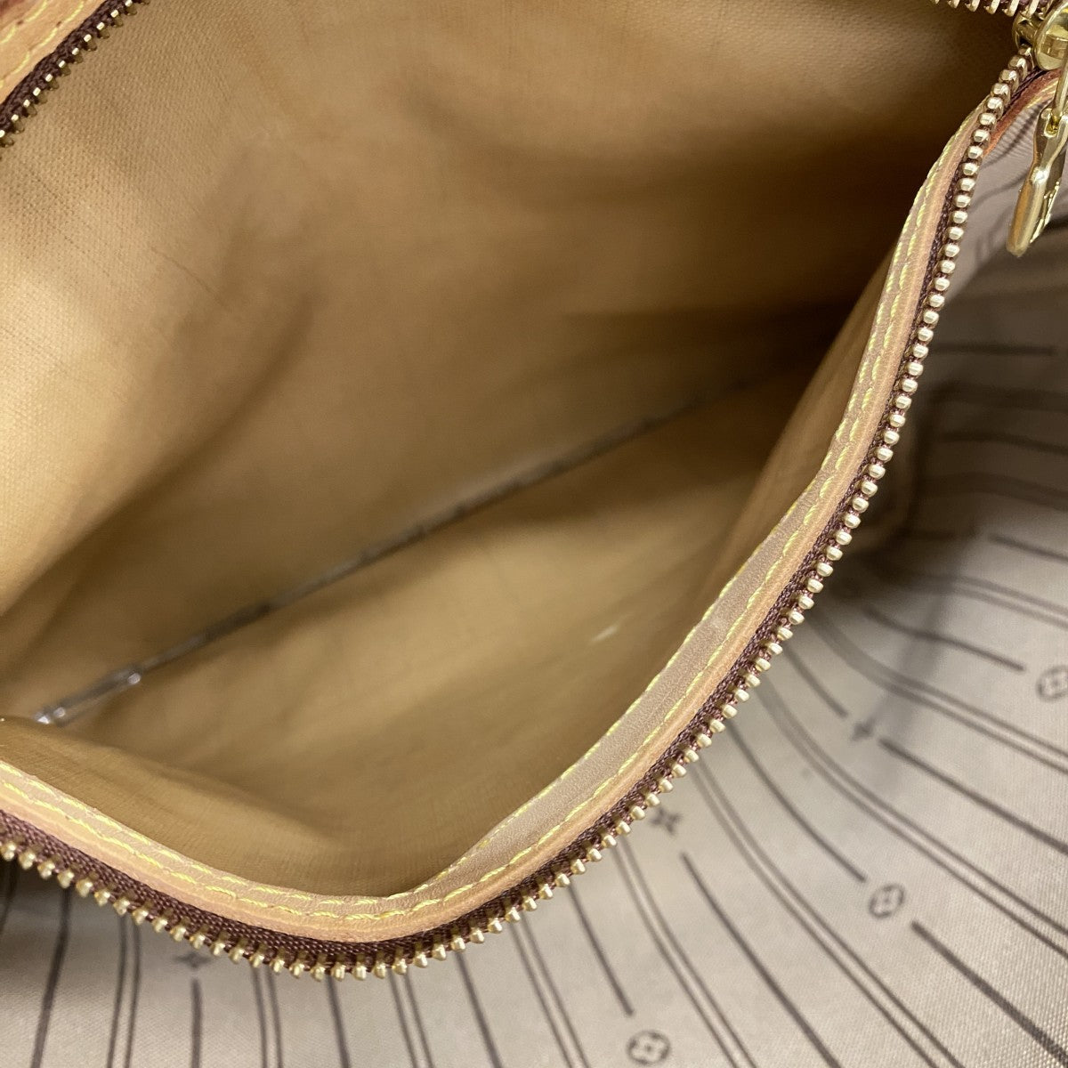 【6cc4071】ルイヴィトン トートバッグ モノグラム ネヴァーフルMM M40156 ブラウン【中古】レディース