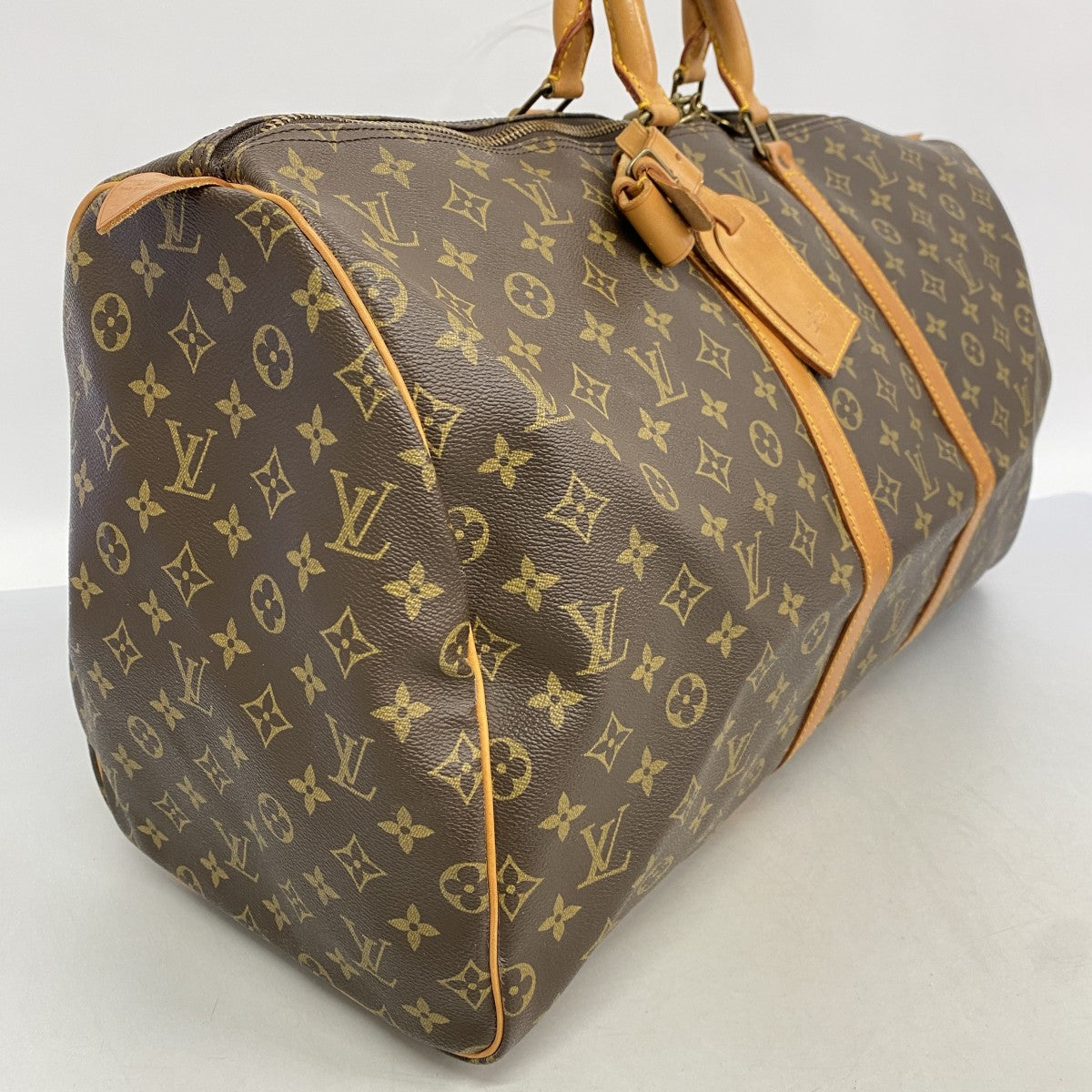 【6cc4072】ルイヴィトン ボストンバッグ モノグラム キーポル55 M41424 ブラウン【中古】メンズ レディース ユニセックス