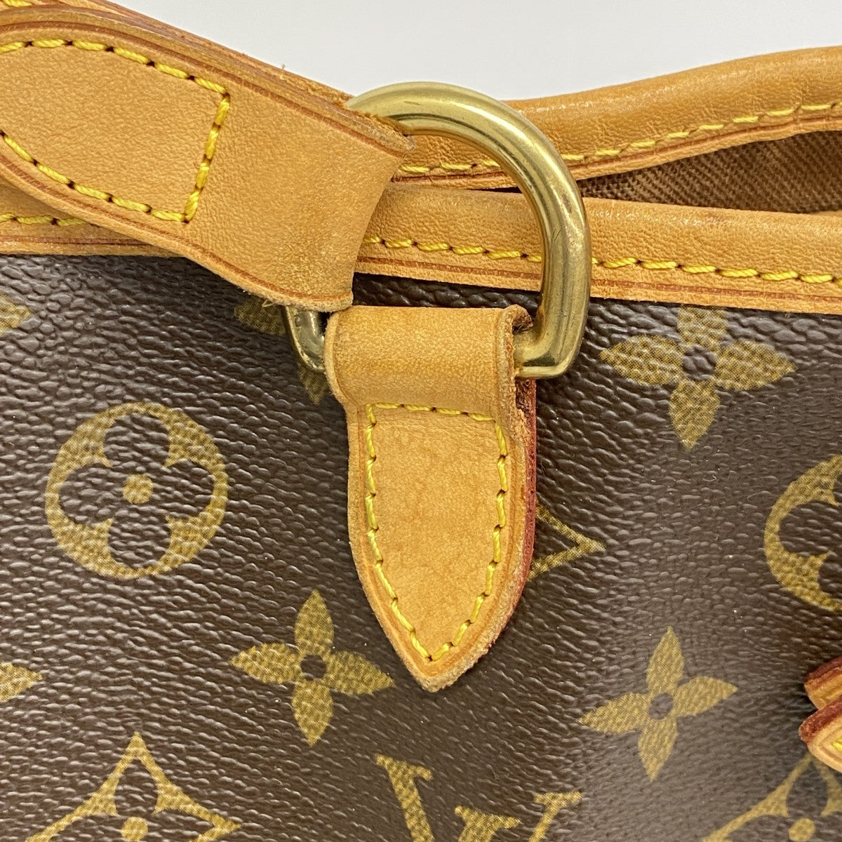 【6cc4074】ルイヴィトン トートバッグ モノグラム バティニョールオリゾンタル M51154 ブラウン【中古】レディース