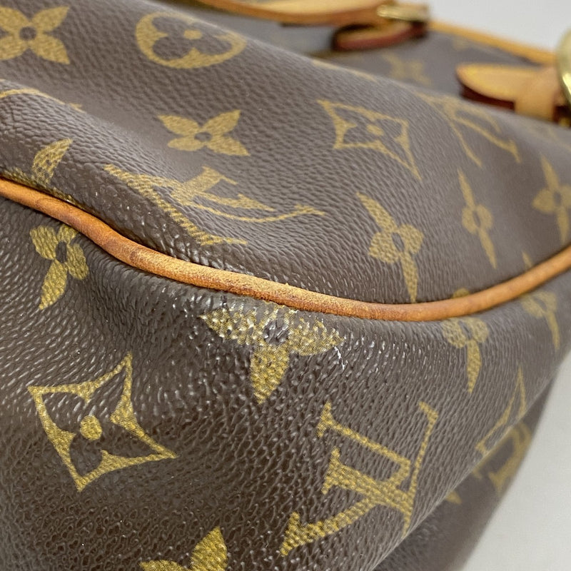 【6cc4074】ルイヴィトン トートバッグ モノグラム バティニョールオリゾンタル M51154 ブラウン【中古】レディース