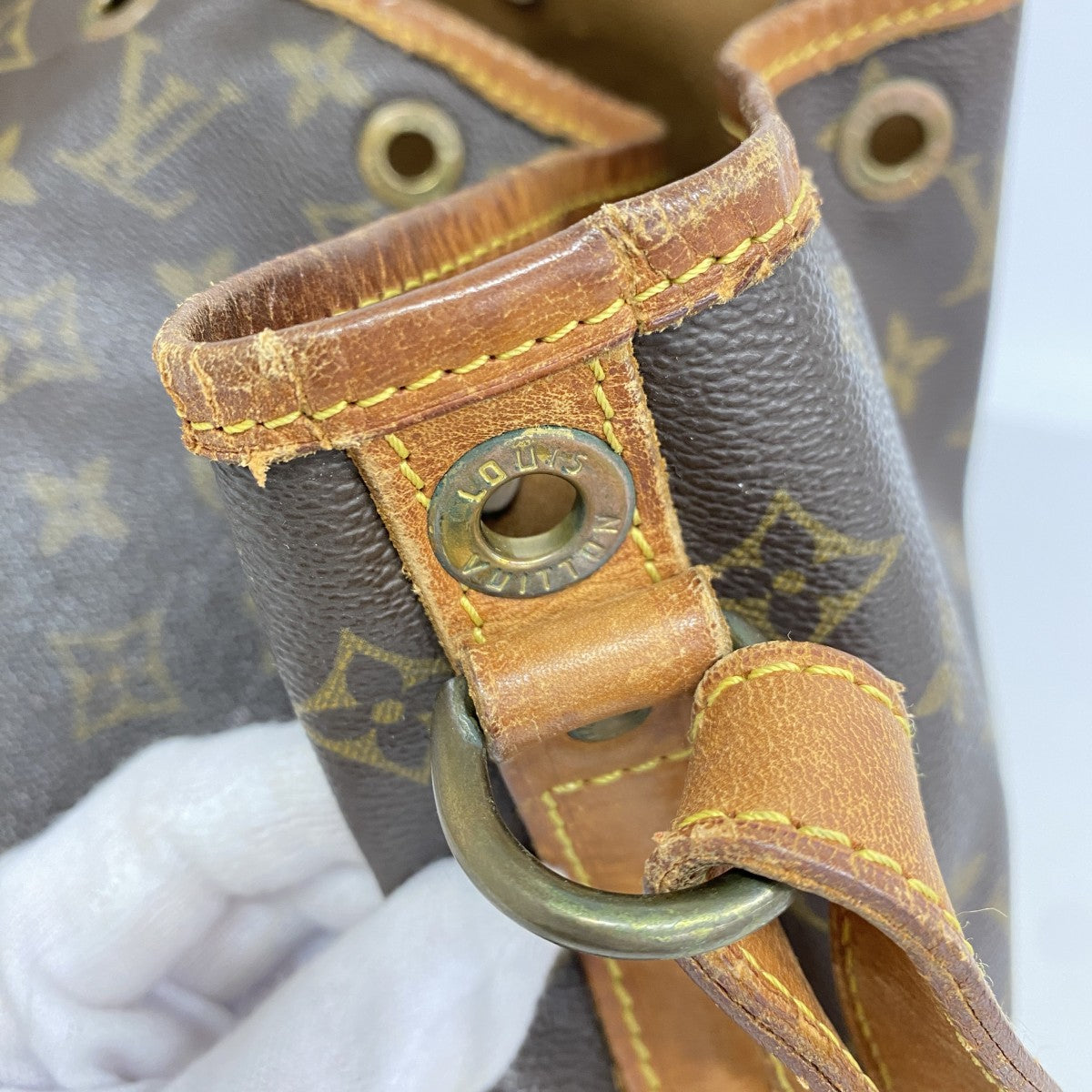 【6cc4076】ルイヴィトン ショルダーバッグ モノグラム プチノエ M42226 ブラウン【中古】レディース