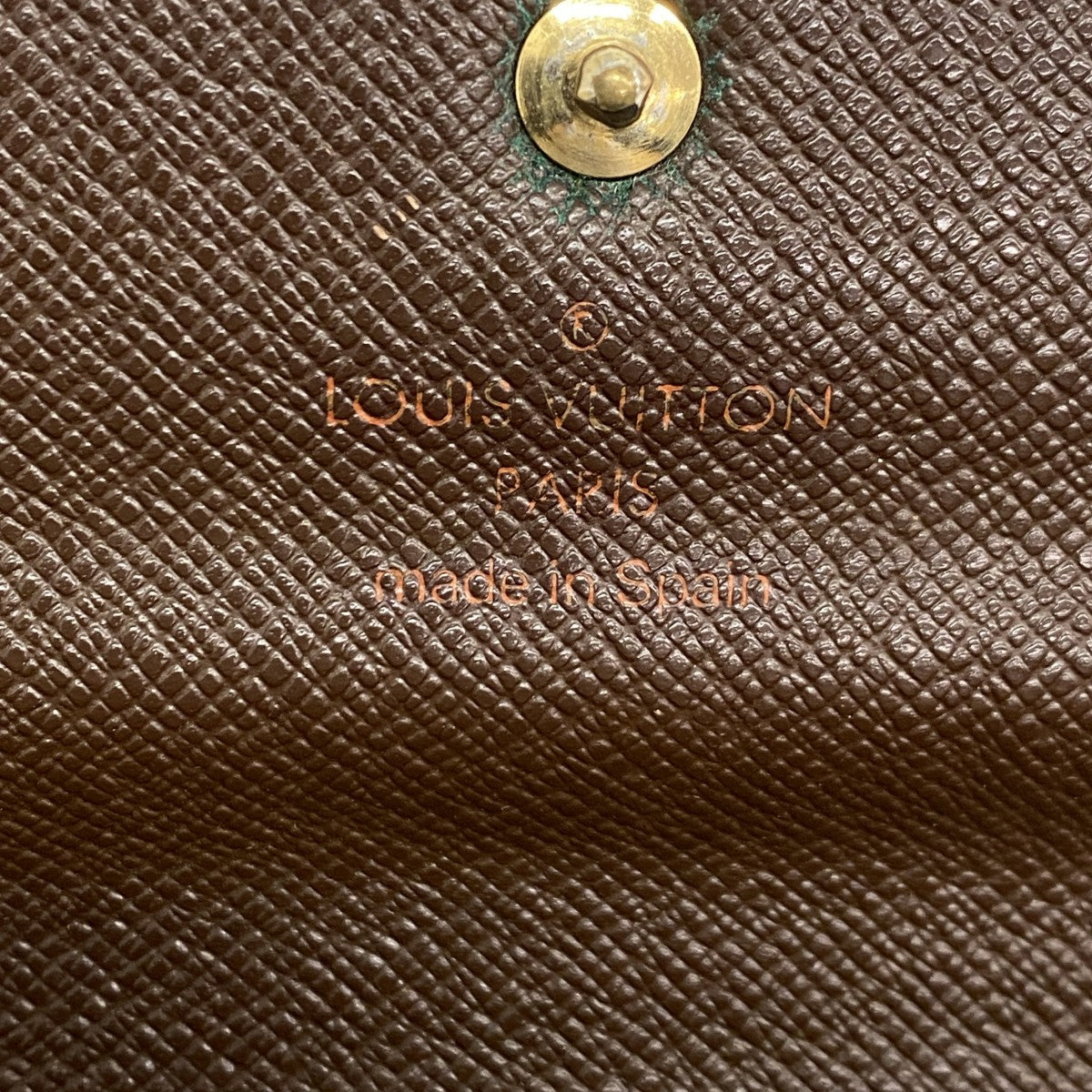 【6cc4079】ルイヴィトン 長財布 ダミエ ポシェットポルトモネクレディ N61724 エベヌ【中古】レディース