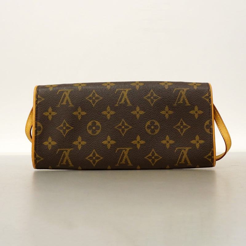 【6cc4097】ルイヴィトン ショルダーバッグ モノグラム ポシェットツインGM M51852 ブラウン【中古】レディース