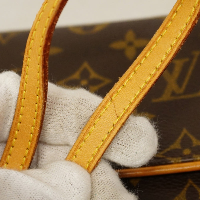 【6cc4097】ルイヴィトン ショルダーバッグ モノグラム ポシェットツインGM M51852 ブラウン【中古】レディース