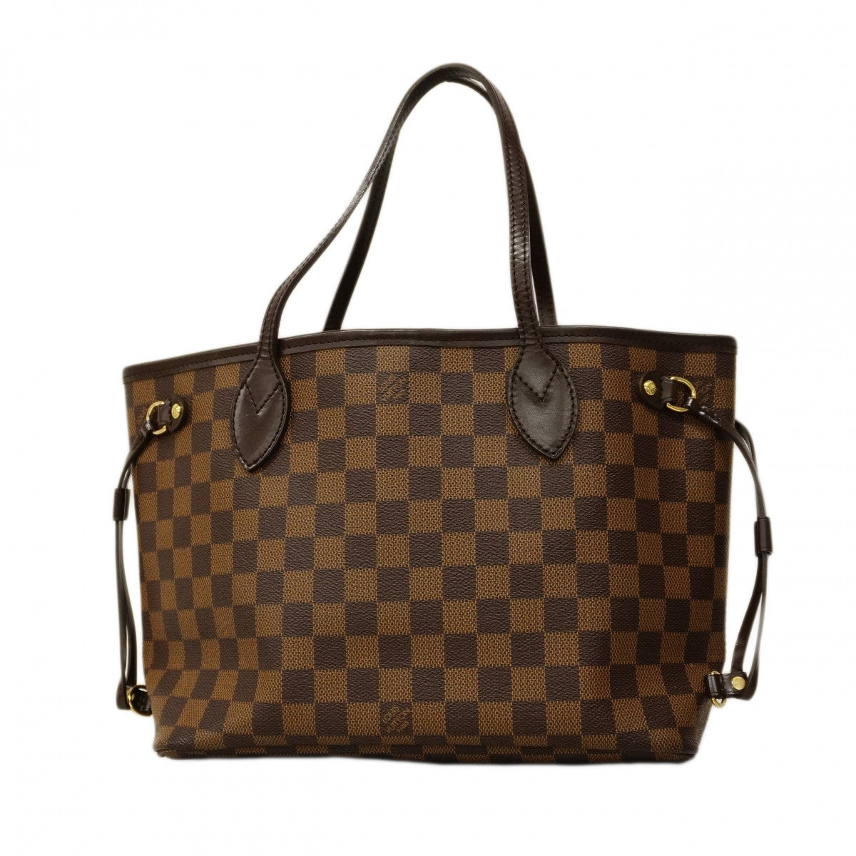 【6cc4100】ルイヴィトン トートバッグ ダミエ ネヴァーフルPM N51109 エベヌ【中古】レディース