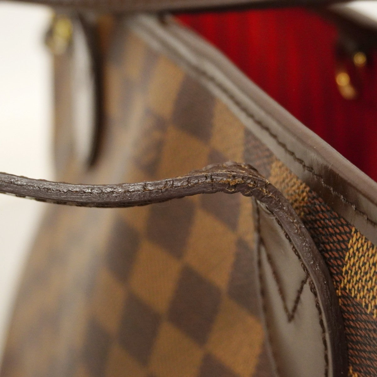 【6cc4100】ルイヴィトン トートバッグ ダミエ ネヴァーフルPM N51109 エベヌ【中古】レディース