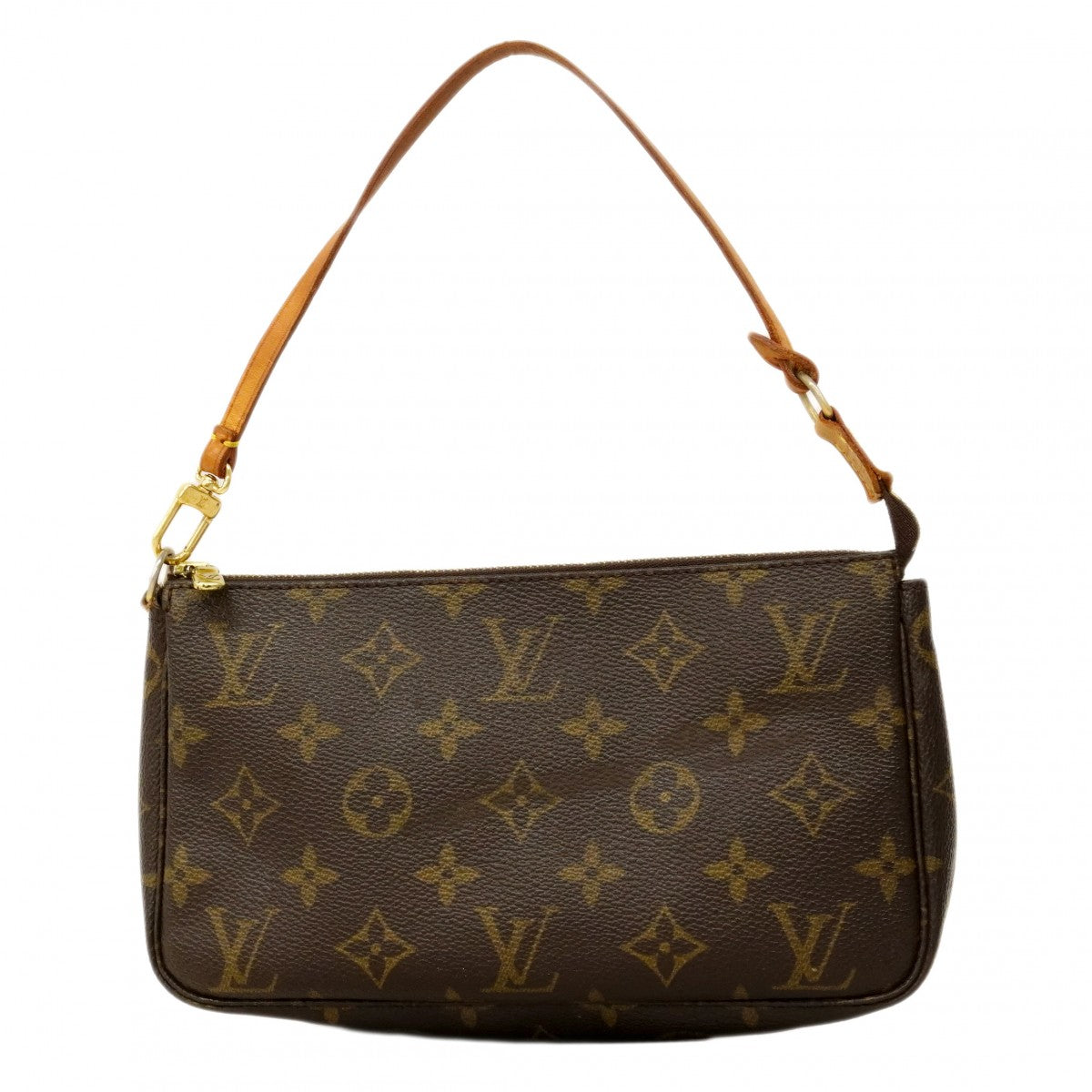 【6cc4101】ルイヴィトン ポーチ モノグラム ポシェットアクセソワール M51980 ブラウン【中古】レディース