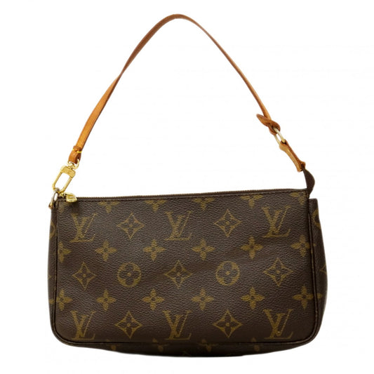 【6cc4101】ルイヴィトン ポーチ モノグラム ポシェットアクセソワール M51980 ブラウン【中古】レディース