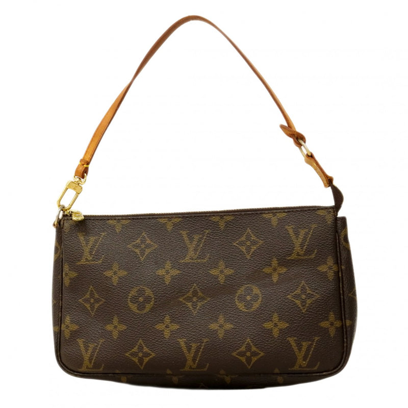 【6cc4101】ルイヴィトン ポーチ モノグラム ポシェットアクセソワール M51980 ブラウン【中古】レディース
