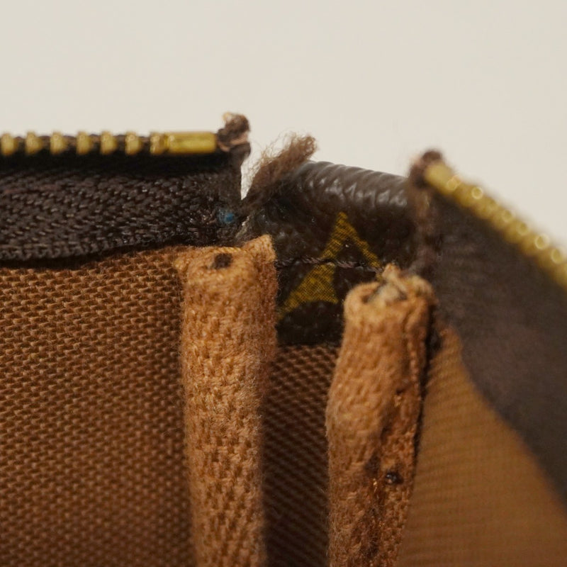 【6cc4101】ルイヴィトン ポーチ モノグラム ポシェットアクセソワール M51980 ブラウン【中古】レディース