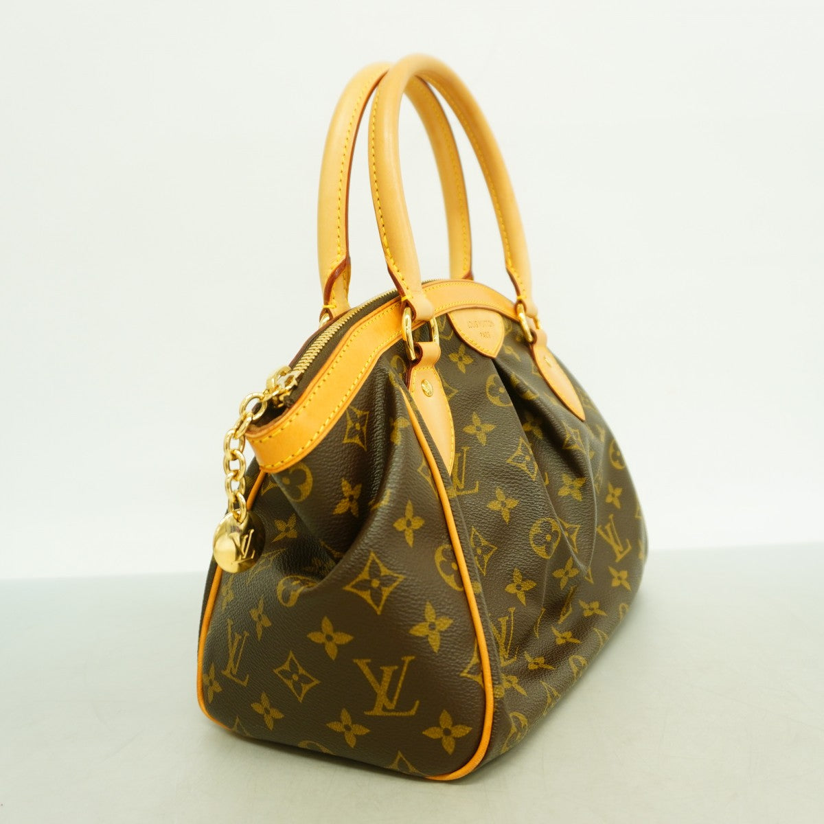【6cc4136】ルイヴィトン ハンドバッグ モノグラム ティヴォリPM M40143 ブラウン【中古】レディース