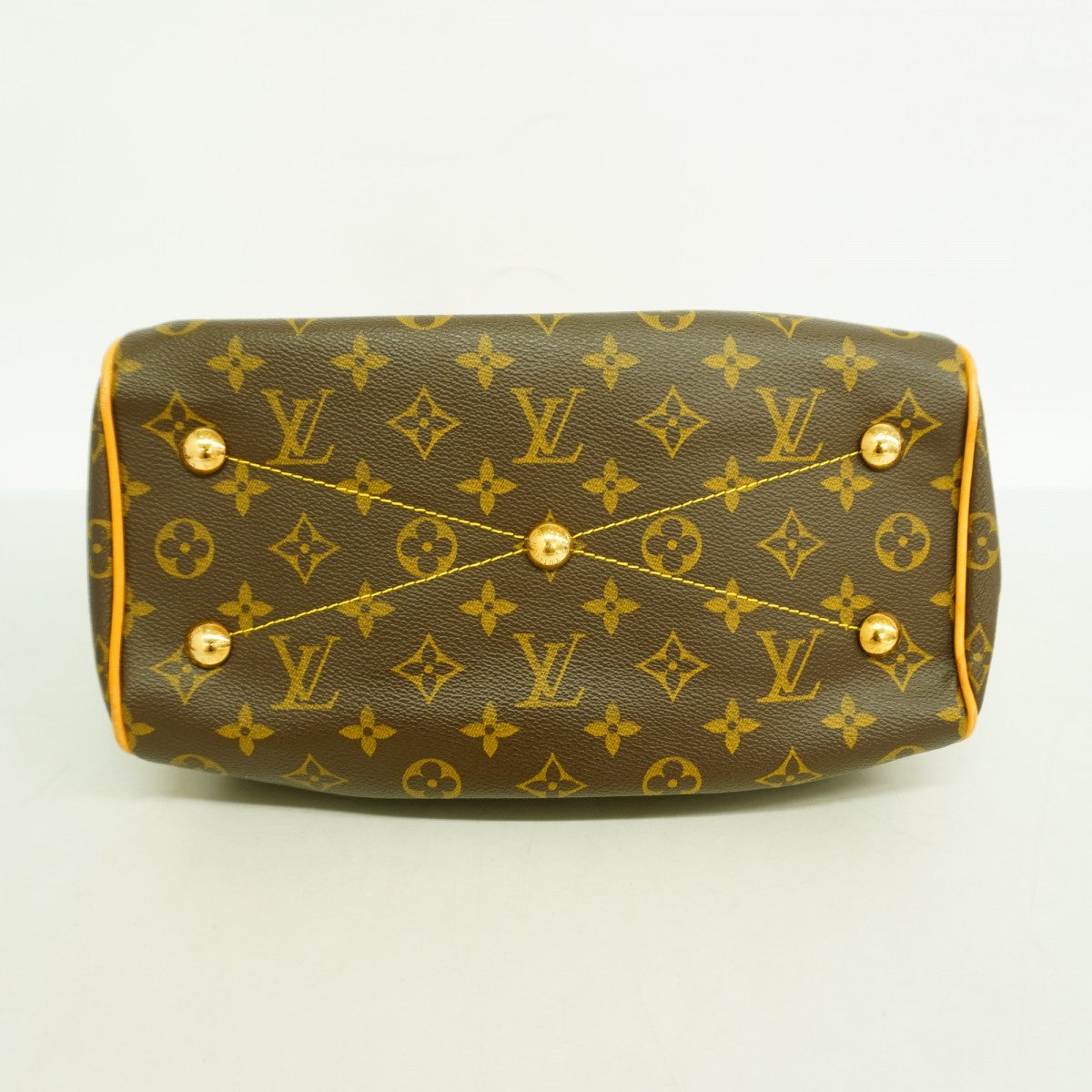 【6cc4136】ルイヴィトン ハンドバッグ モノグラム ティヴォリPM M40143 ブラウン【中古】レディース