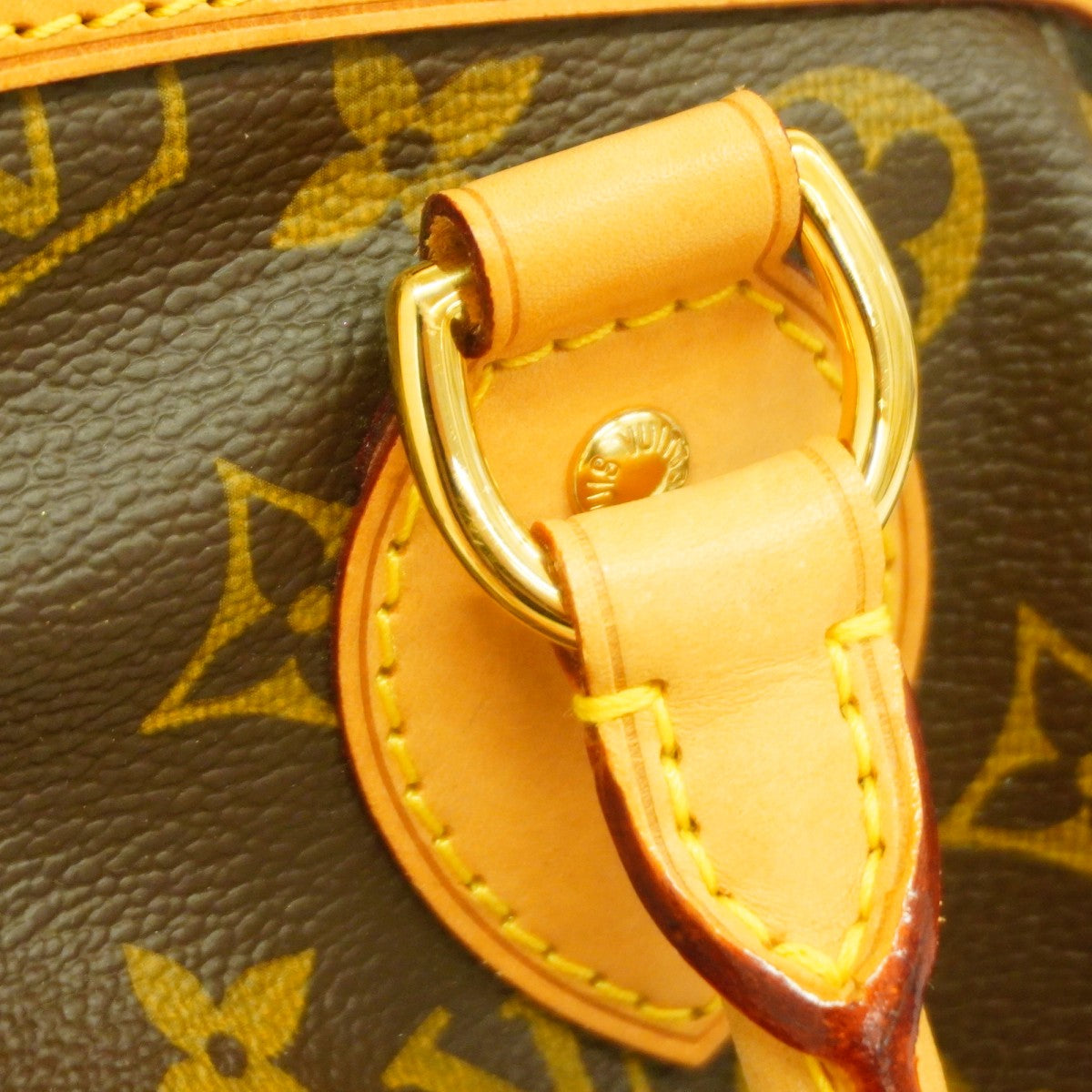 【6cc4136】ルイヴィトン ハンドバッグ モノグラム ティヴォリPM M40143 ブラウン【中古】レディース