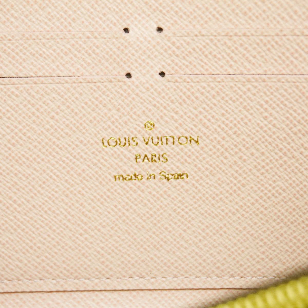 【6cc4142】ルイヴィトン 長財布 ダミエ ポルトフォイユクレマンス N41626 ブラウン ローズバレリーヌ【中古】レディース