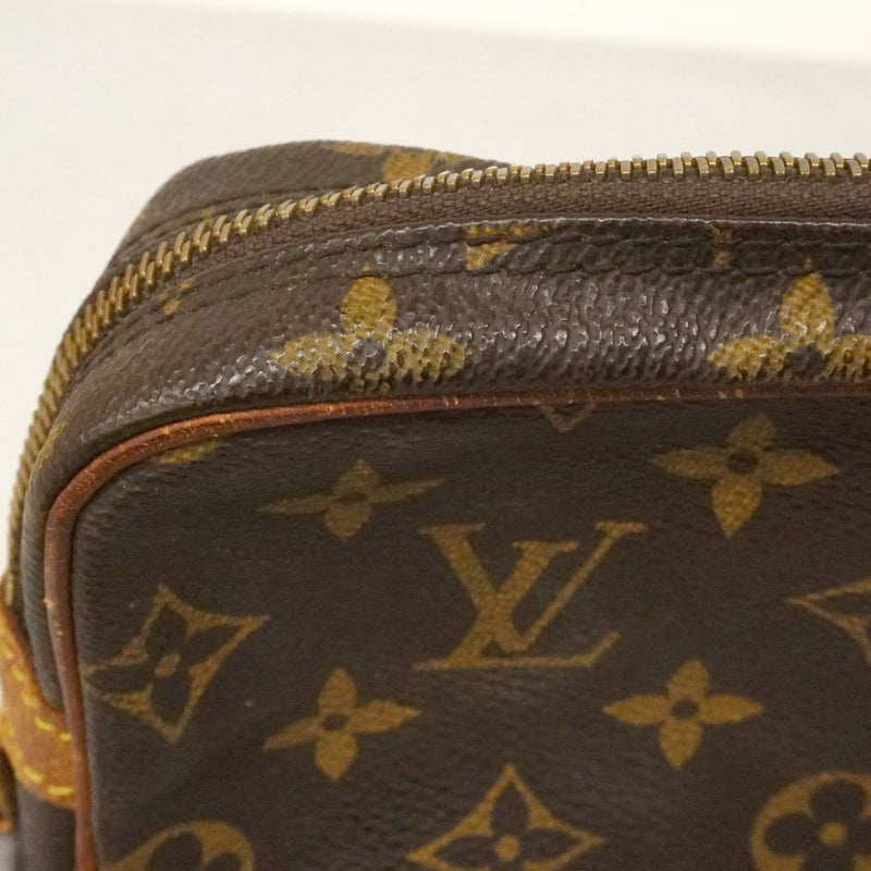 【6cc4172】ルイヴィトン クラッチバッグ モノグラム マルリードラゴンヌGM M51825 ブラウン【中古】メンズ