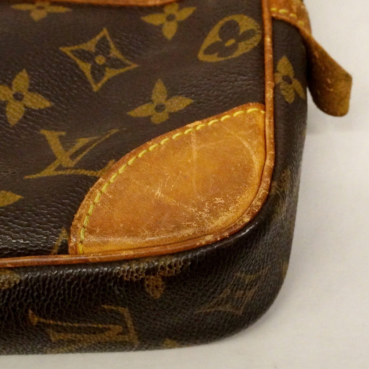 【6cc4172】ルイヴィトン クラッチバッグ モノグラム マルリードラゴンヌGM M51825 ブラウン【中古】メンズ