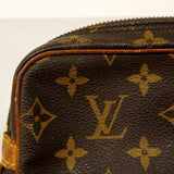 【6cc4172】ルイヴィトン クラッチバッグ モノグラム マルリードラゴンヌGM M51825 ブラウン【中古】メンズ