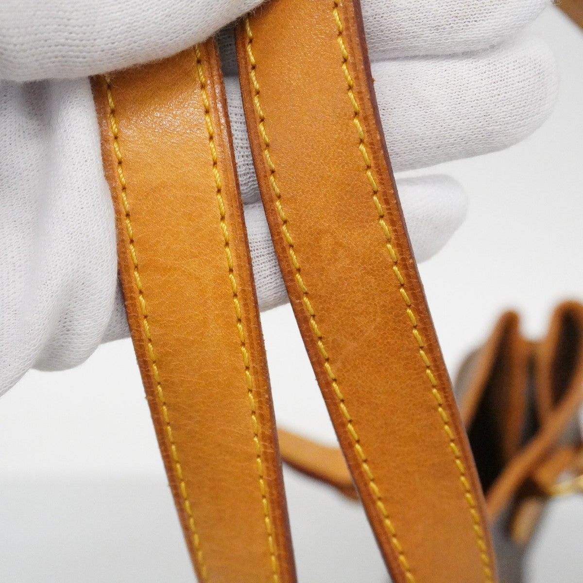 【6cc4202】ルイヴィトン トートバッグ モノグラム バティニョールオリゾンタル M51154 ブラウン【中古】レディース