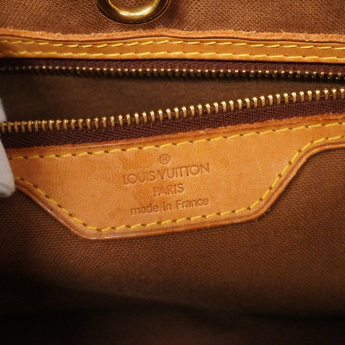 【6cc4202】ルイヴィトン トートバッグ モノグラム バティニョールオリゾンタル M51154 ブラウン【中古】レディース