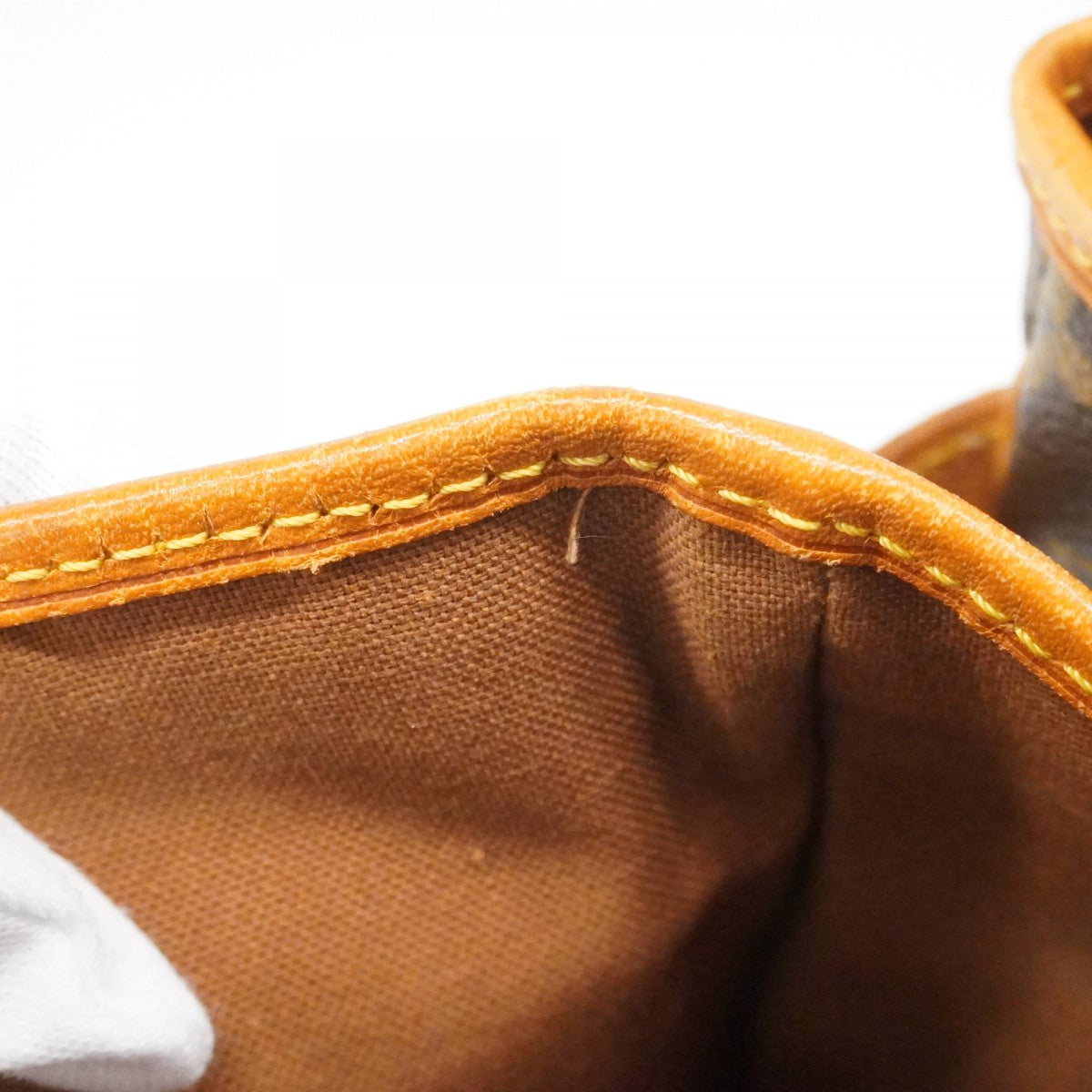 【6cc4202】ルイヴィトン トートバッグ モノグラム バティニョールオリゾンタル M51154 ブラウン【中古】レディース