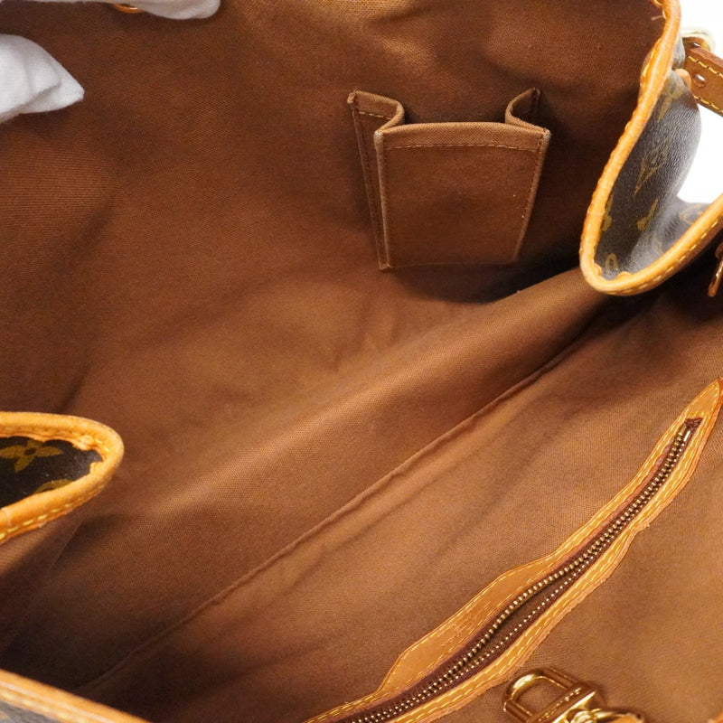 【6cc4202】ルイヴィトン トートバッグ モノグラム バティニョールオリゾンタル M51154 ブラウン【中古】レディース
