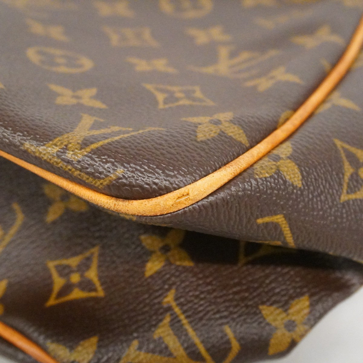 【6cc4202】ルイヴィトン トートバッグ モノグラム バティニョールオリゾンタル M51154 ブラウン【中古】レディース