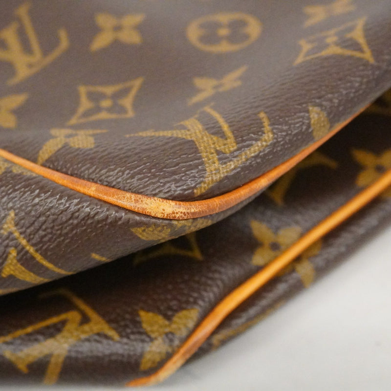 【6cc4202】ルイヴィトン トートバッグ モノグラム バティニョールオリゾンタル M51154 ブラウン【中古】レディース