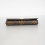 【6cc4206】ルイヴィトン キーケース モノグラム ミュルティクレ4 M82923 ブラウン ライトブルー【中古】レディース