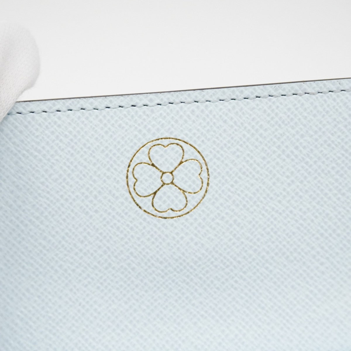 【6cc4206】ルイヴィトン キーケース モノグラム ミュルティクレ4 M82923 ブラウン ライトブルー【中古】レディース