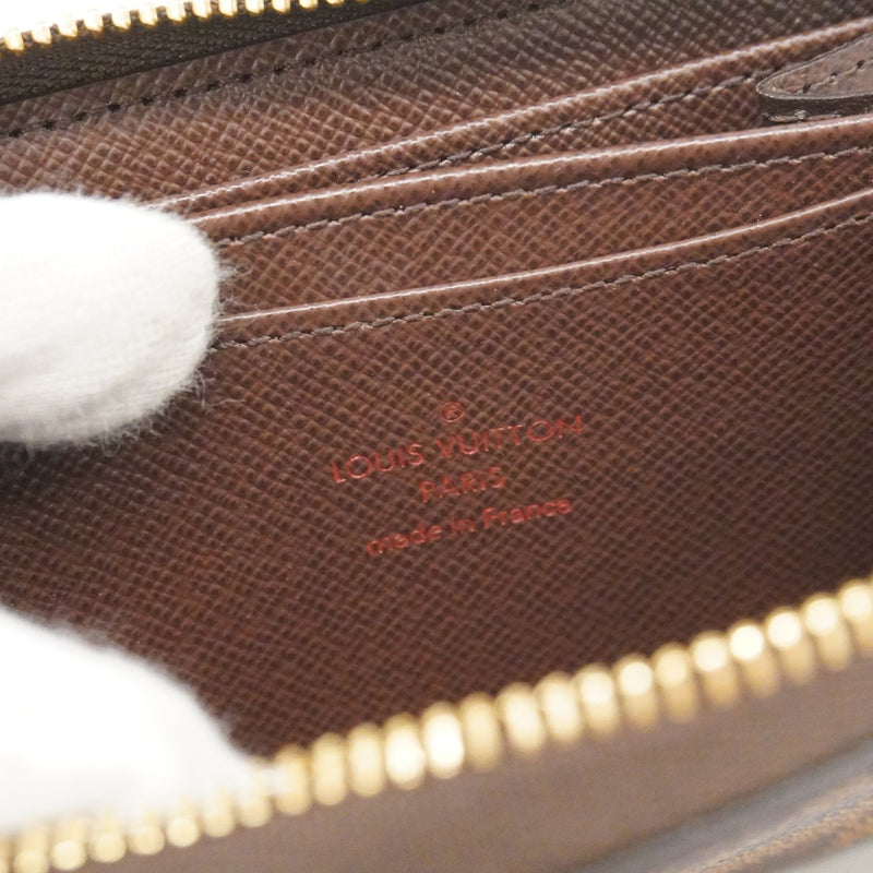 ★最終価格【6cd4288-h】ルイヴィトン コインケース ダミエ ジッピーコインパース N63070 エベヌ【中古】メンズ レディース ユニセックス