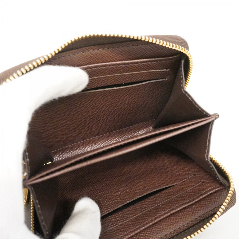 ★最終価格【6cd4288-h】ルイヴィトン コインケース ダミエ ジッピーコインパース N63070 エベヌ【中古】メンズ レディース ユニセックス